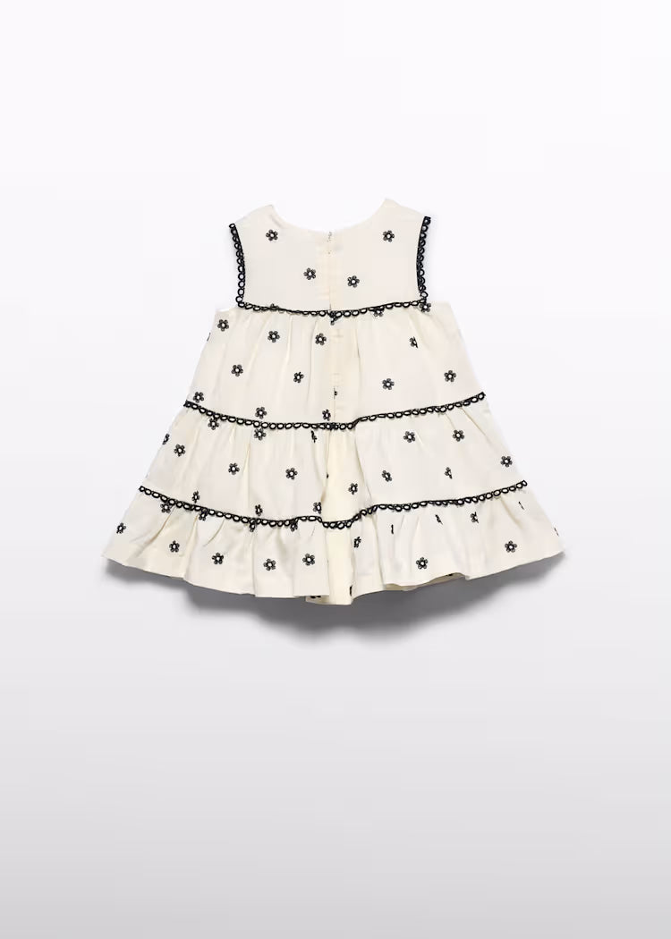 ABEL & LULA : Baby Embroidered Floral Dress