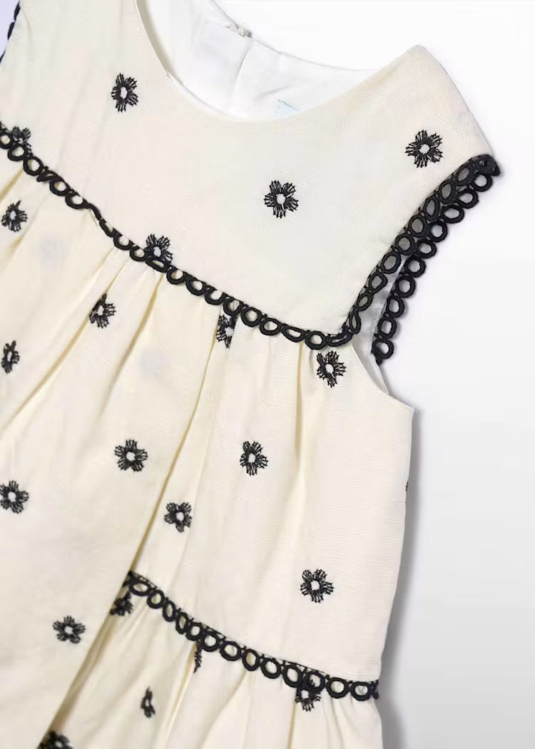 ABEL & LULA : Baby Embroidered Floral Dress
