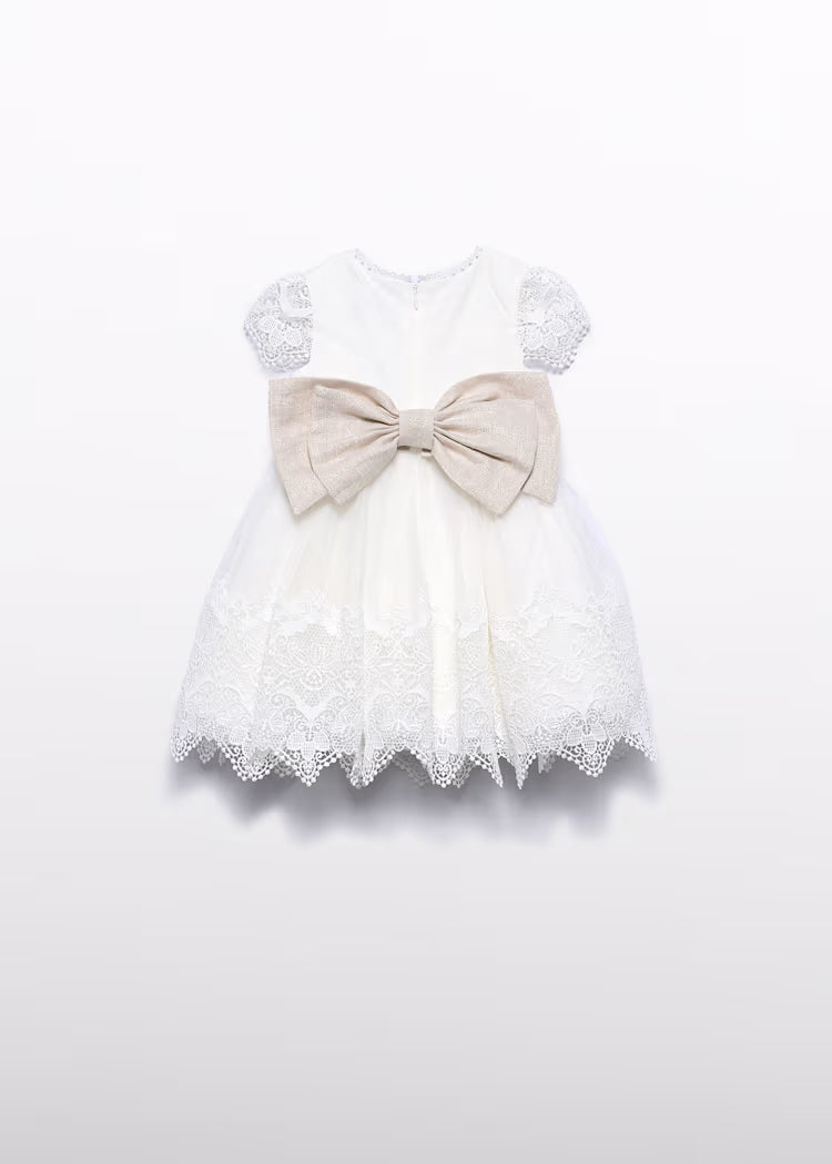 ABEL & LULA : Baby Embroidered Tulle Dress