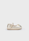 MAYORAL: GOLD HEART BALLERINA SHOE