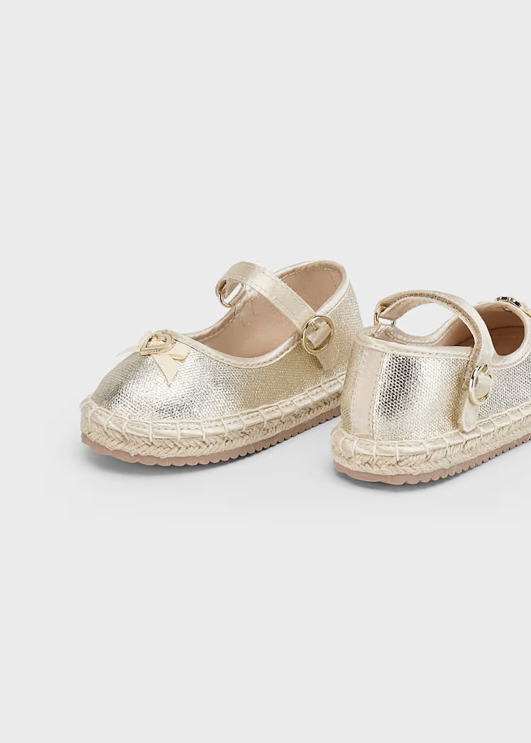 MAYORAL: GOLD HEART BALLERINA SHOE