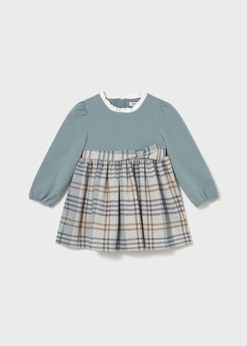 MAYORAL: BABY PLAID DRESS