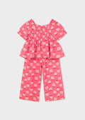 Mayoral: Baby Printed Pants and Blouse 2-Piece Set