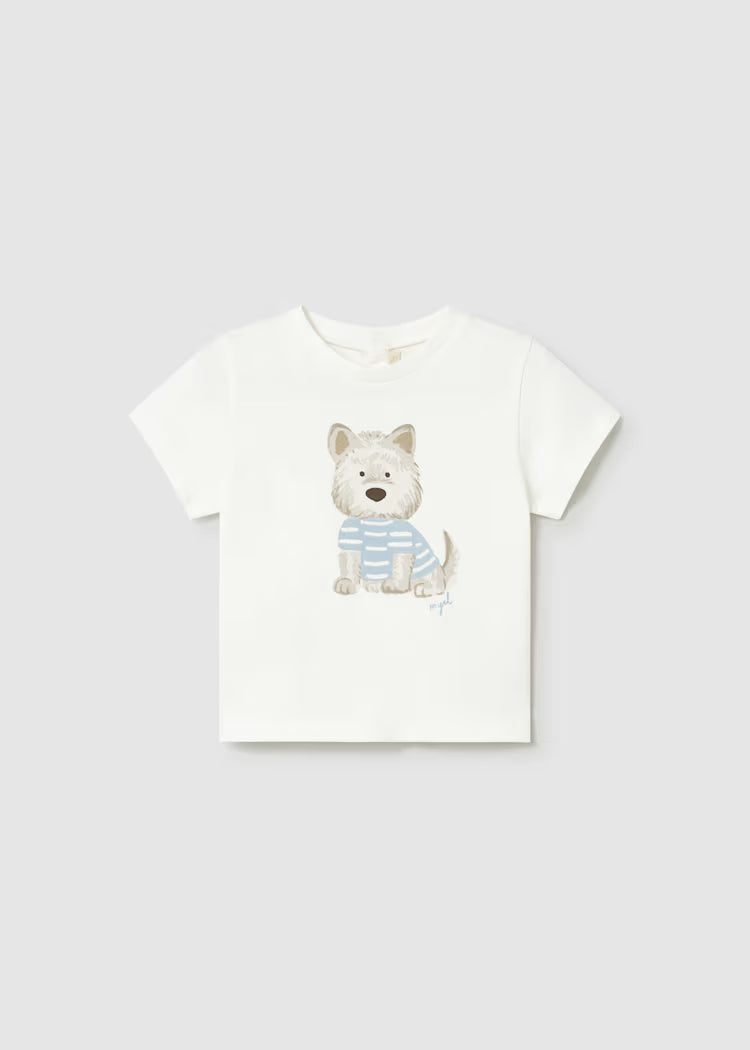 MAYORAL : Baby Puppy Graphic T-shirt