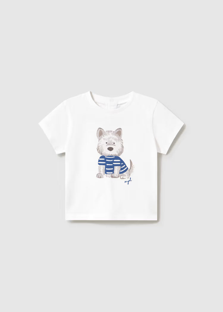 MAYORAL : Baby Puppy Graphic T-shirt