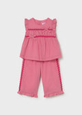 Mayoral: Baby Ruffled Pants and Blouse 2-Piece Set