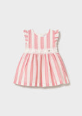 MAYORAL : Girls Striped Dress