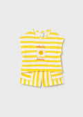 MAYORAL : Baby Striped Shorts and T-Shirt 2-Piece Set
