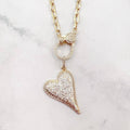 Gold Clip Heart