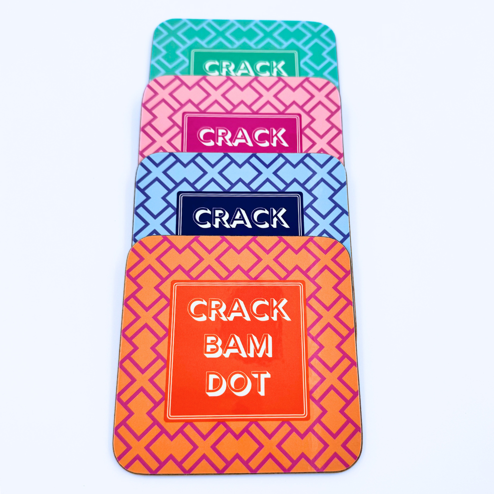 Mahjong Coasters Set of 4