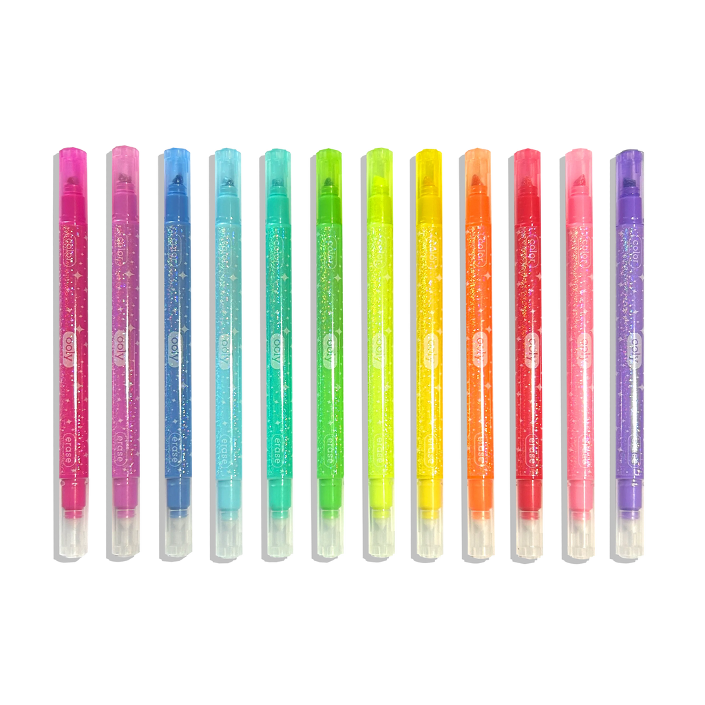 Make no Mistake!: Glittery Erasable Markers (Set of 12)