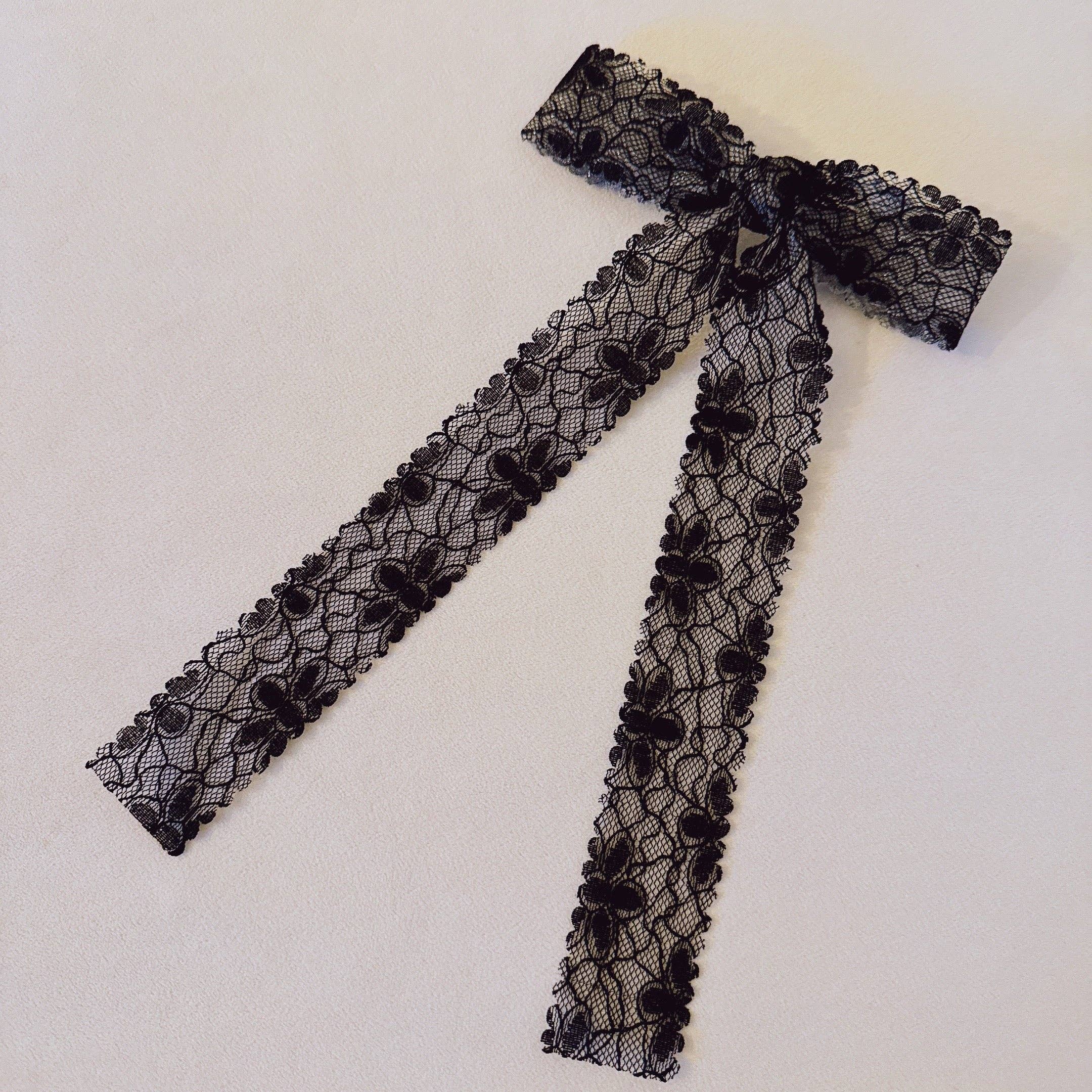 Ellison + Young : Lace Belle Bow Hair Clip