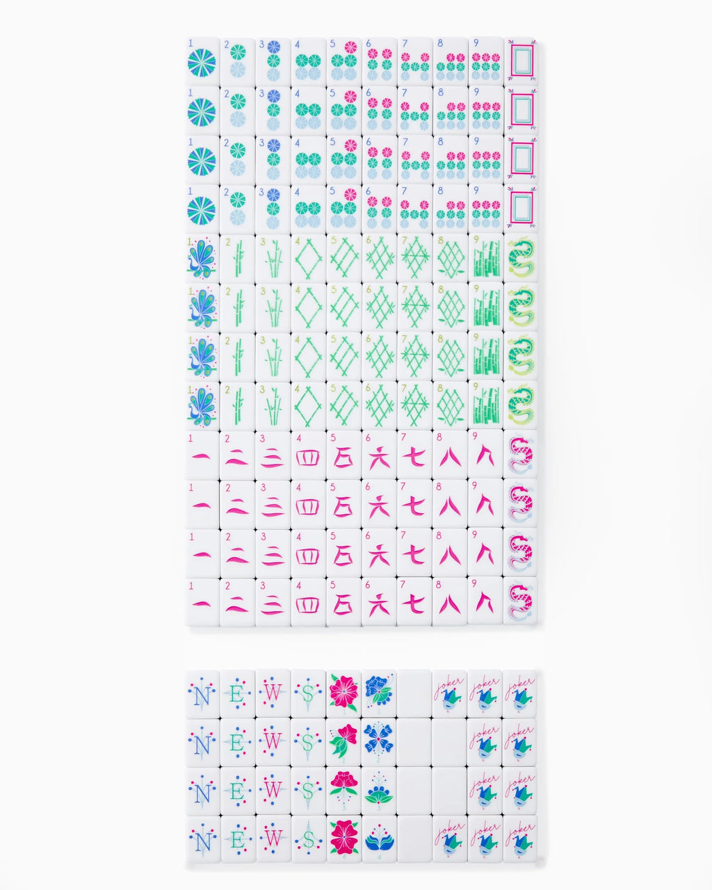 OH MY MAHJONG: Birdie Majhong Tiles