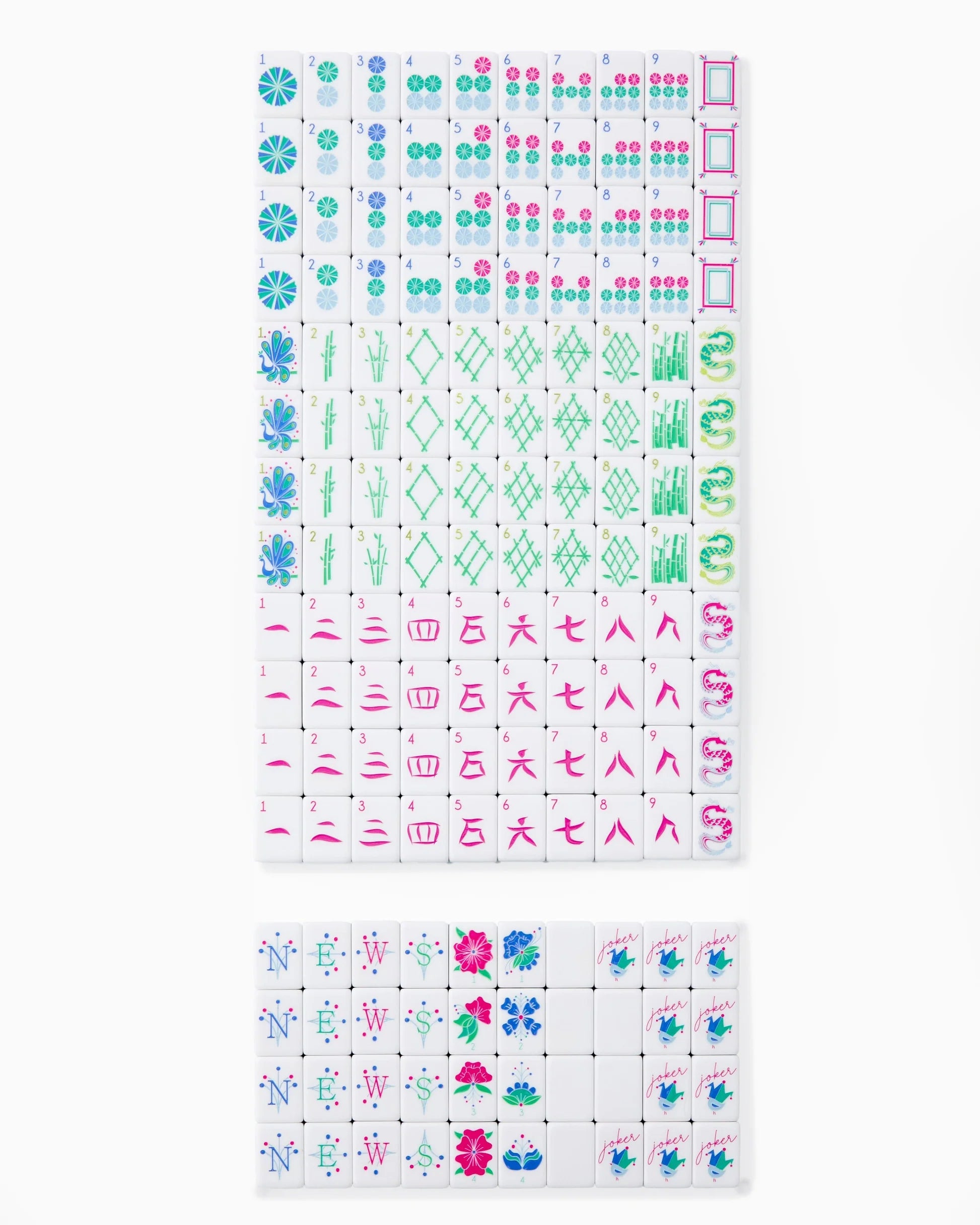 OH MY MAHJONG: Birdie Majhong Tiles