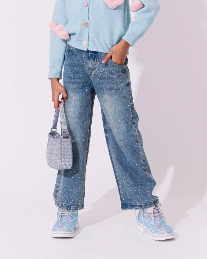LOLA AND THE BOYS: CRYSTAL SPARKLE JEANS