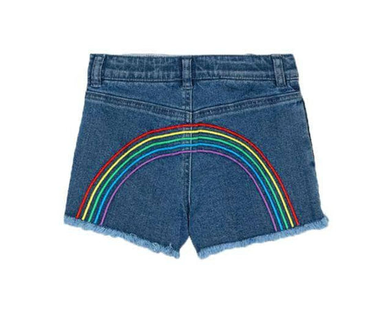 RAINBOW DENIM SHORT