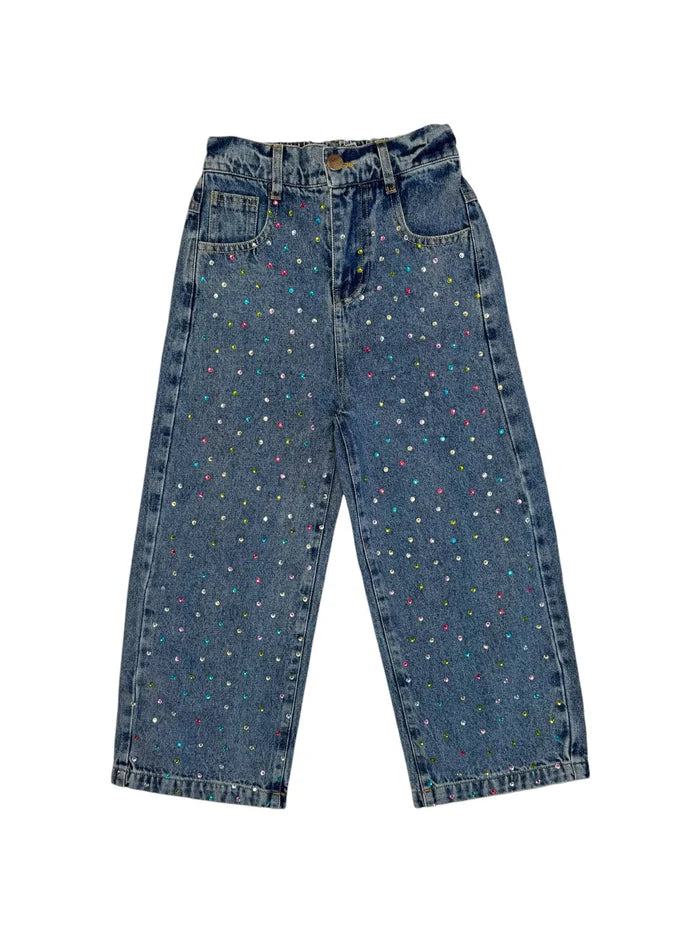 LOLA AND THE BOYS: RAINBOW SPARKLE JEANS