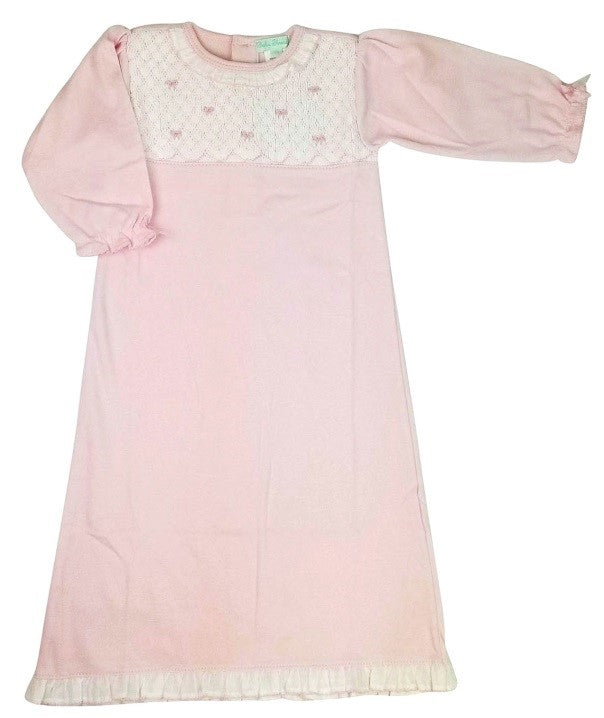 BABY THREADS : PINK BOW’S DAY GOWN
