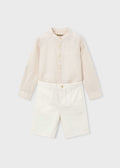 MAYORAL: Tan Boy Short Set