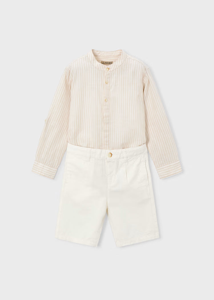 MAYORAL: Tan Boy Short Set
