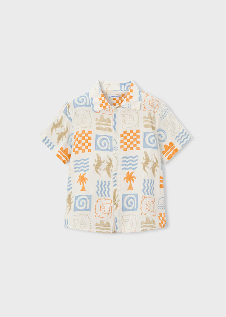 Mayoral: Boy Printed Shirt