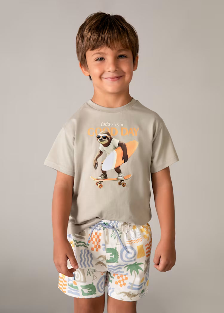 MAYORAL : Boy Printed Swim Shorts
