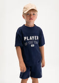 Mayoral: Boy Shorts and Graphic T-shirt Set