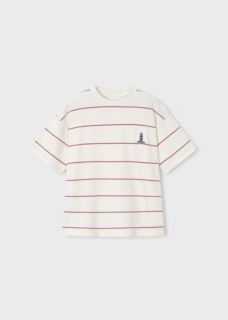 MAYORAL : Boy Striped T-shirt Boston Kids