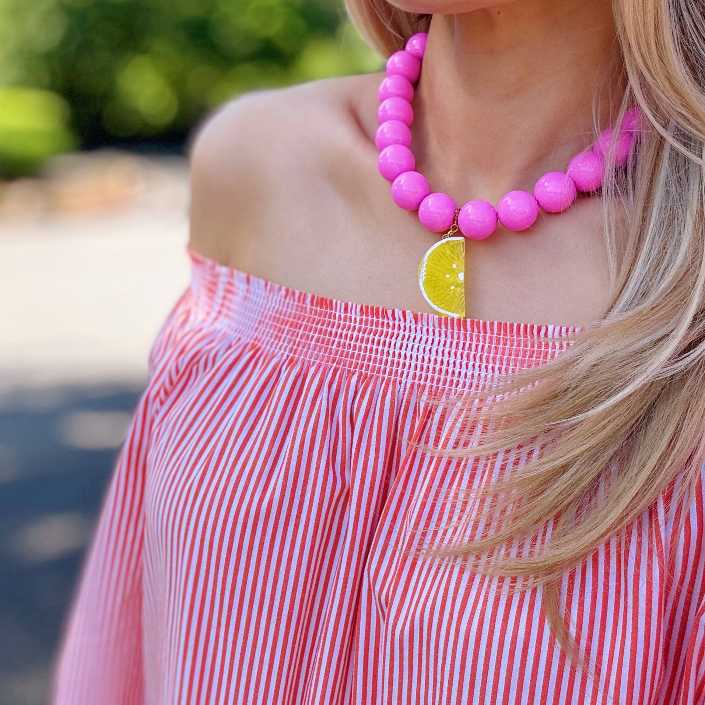 Ellison & Young : Color Bauble Fruit Lovely Necklace