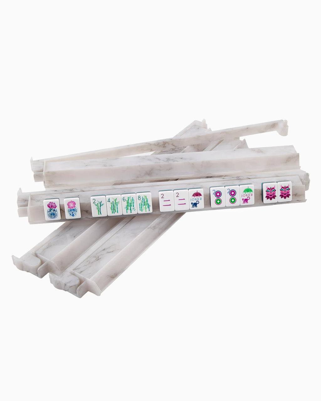 OH MY MAHJONG: CARRARA RACK & PUSHER SET