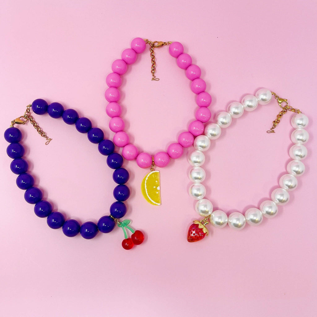 Ellison & Young : Color Bauble Fruit Lovely Necklace