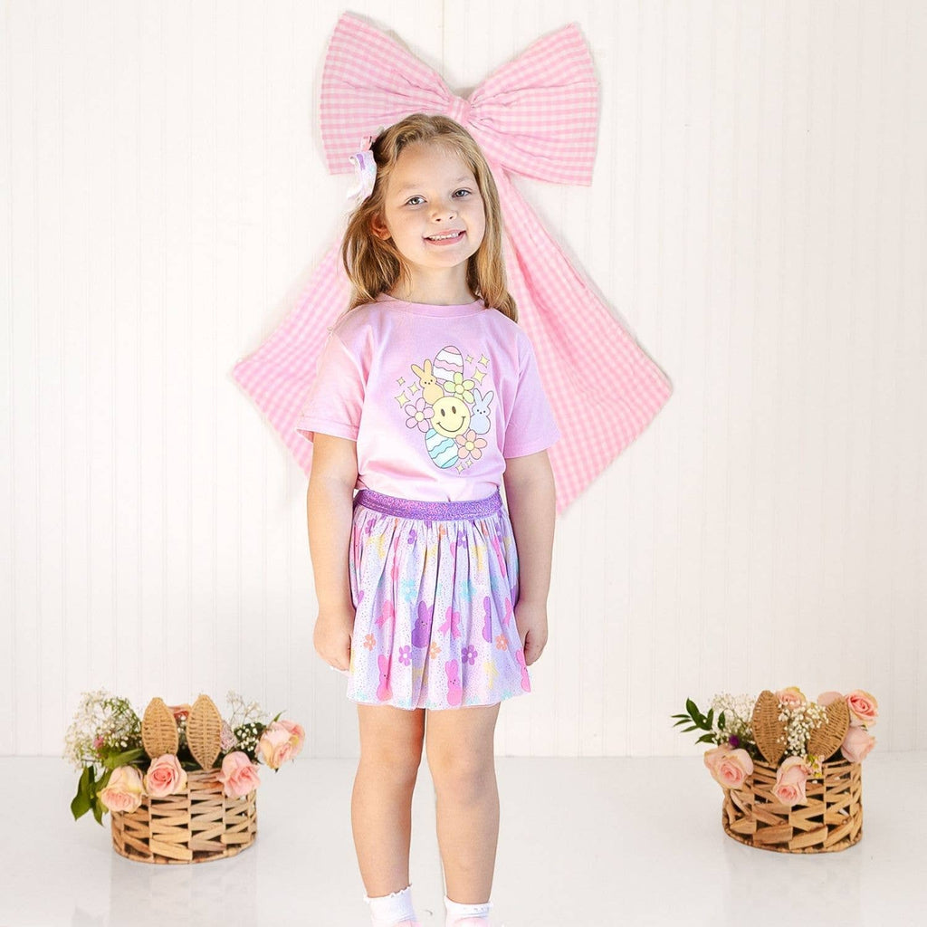 Sweet Wink: Coquette Easter Bunny Tulle Bow Clip - Girls - Easter Basket