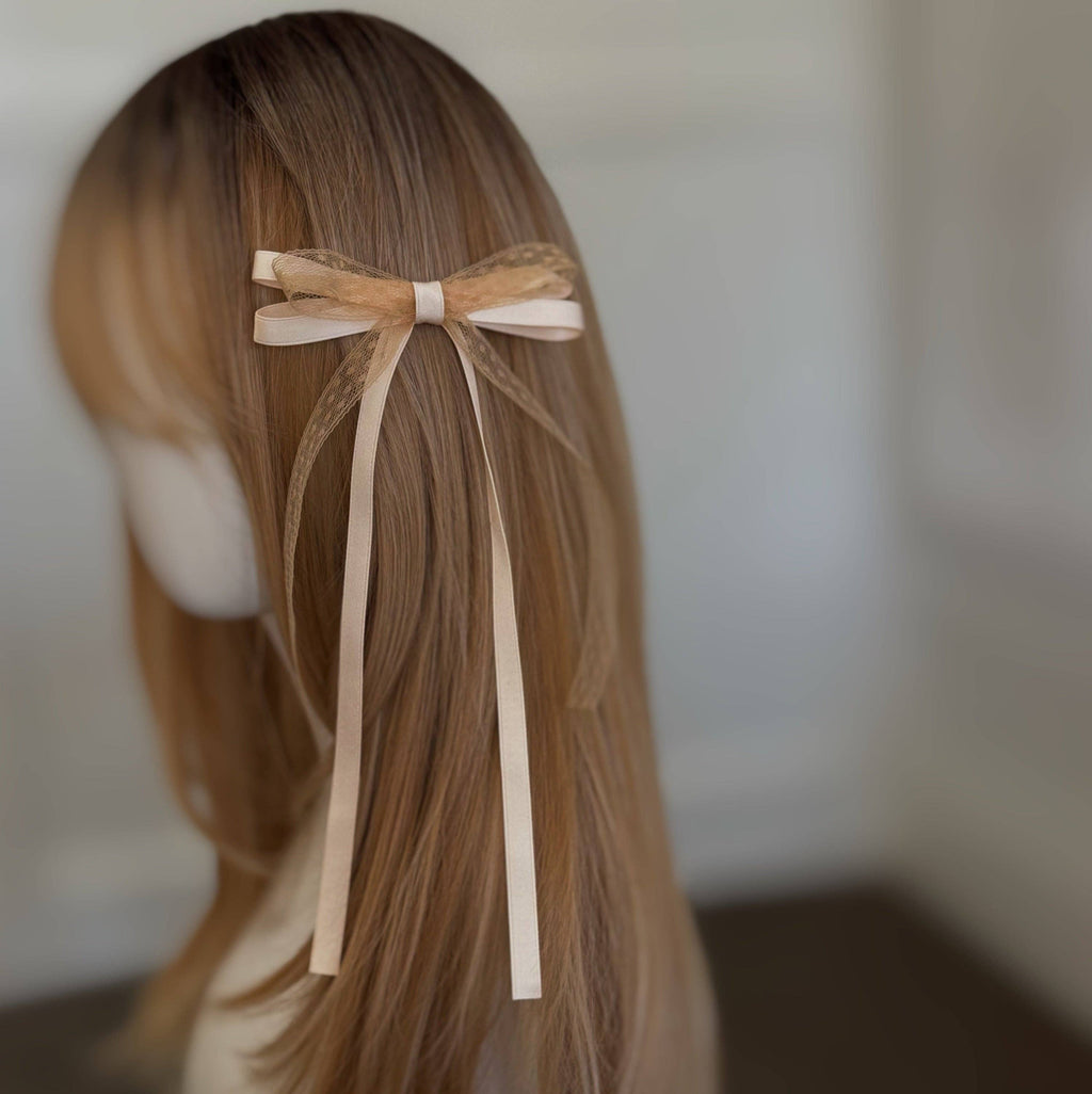 Ellison + Young : Slim Mix Lace Bow