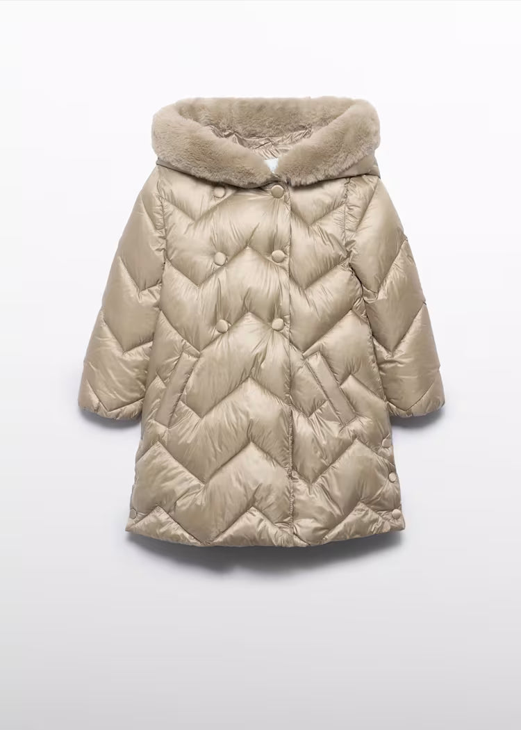 ABEL&LULA: GIRL'S LONG PADDED COAT