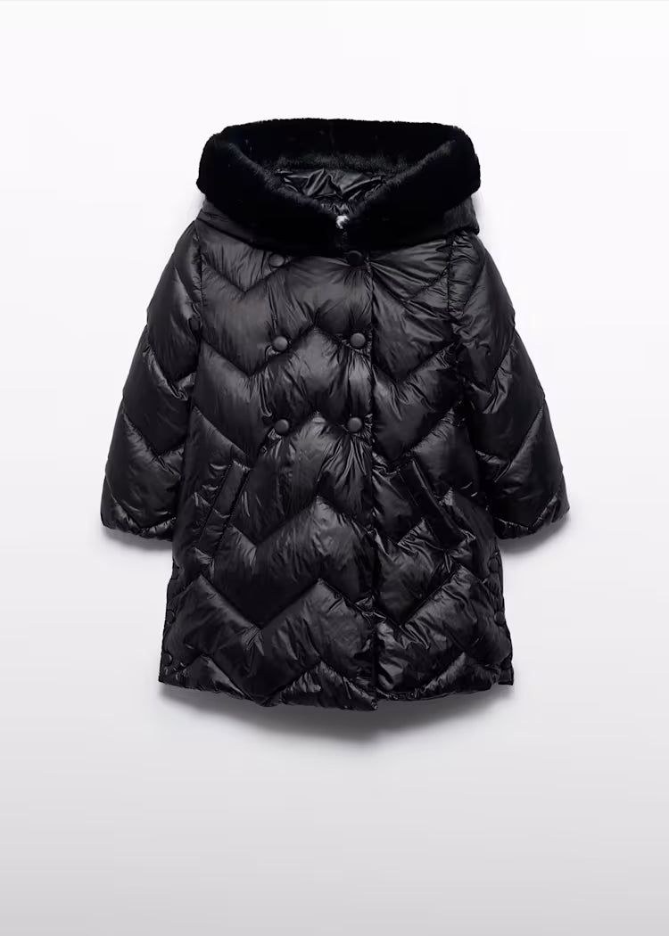 ABEL&LULA: GIRL'S LONG PADDED COAT