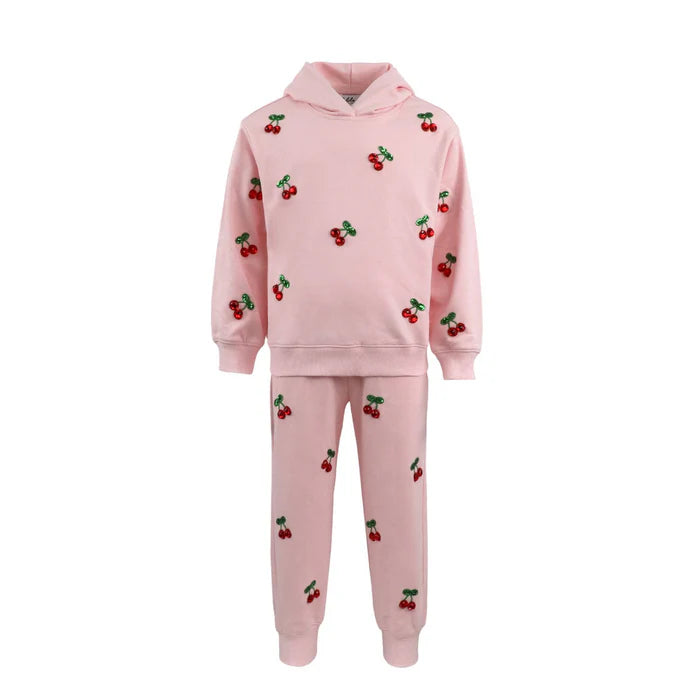 LOLA AND THE BOYS: CHERRY BERRY JOGGER SET