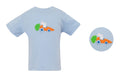 CLAIRE & CHARLIE: BUNNY GARDEN BOY ́S - Boy's T-shirt - Lt.blue knit