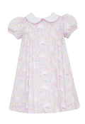 Floral Pink Easter Bunny Dress