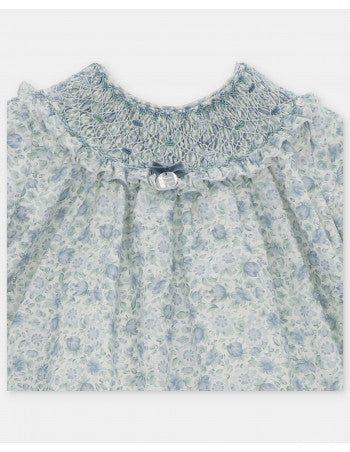 MARTIN ARANDA : GIRLS SET DRESS & MATCHING BLOOMER FLORAL PRINTED