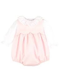 SOPHIE & LUCAS : BUBBLE PINK ROMPER