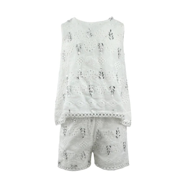 LOLA AND THE BOYS: CRYSTAL EYELET SET