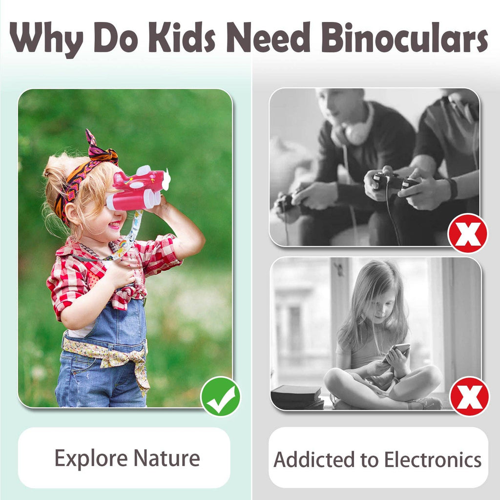 Red Flynoculars Aviator Binoculars - Kids Explore Toy