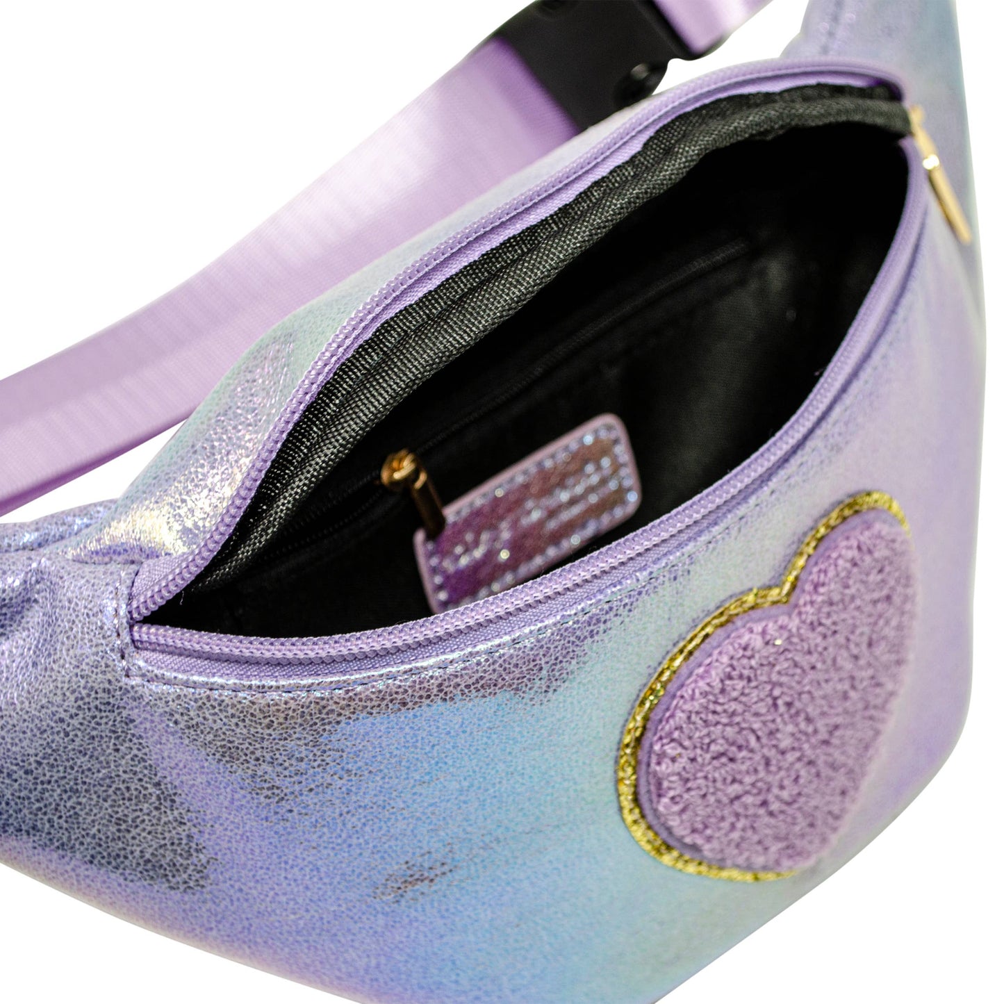 Shiny Heart Sling Bag