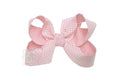 BEAUTIFUL CREATIONS: LAYERED GINGHAM/GROSGRAIN BOW ON CLIP