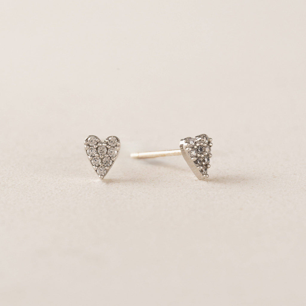 Flutter Heart Studs