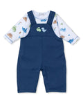 KISSY KISSY: BOYS OVERALL DINO SET