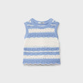 DR. KID : Blue Knit Blouse