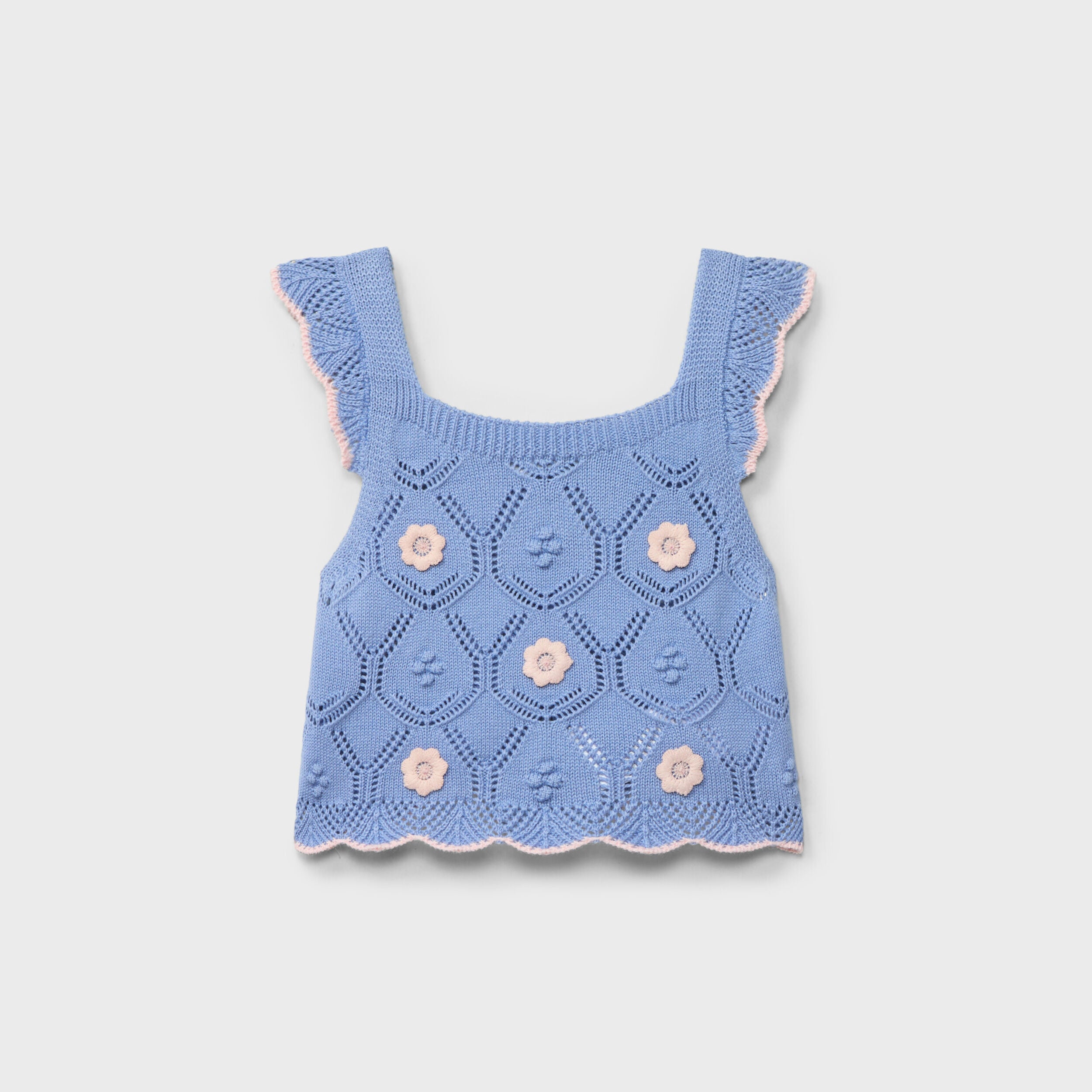 Knit Flower Top