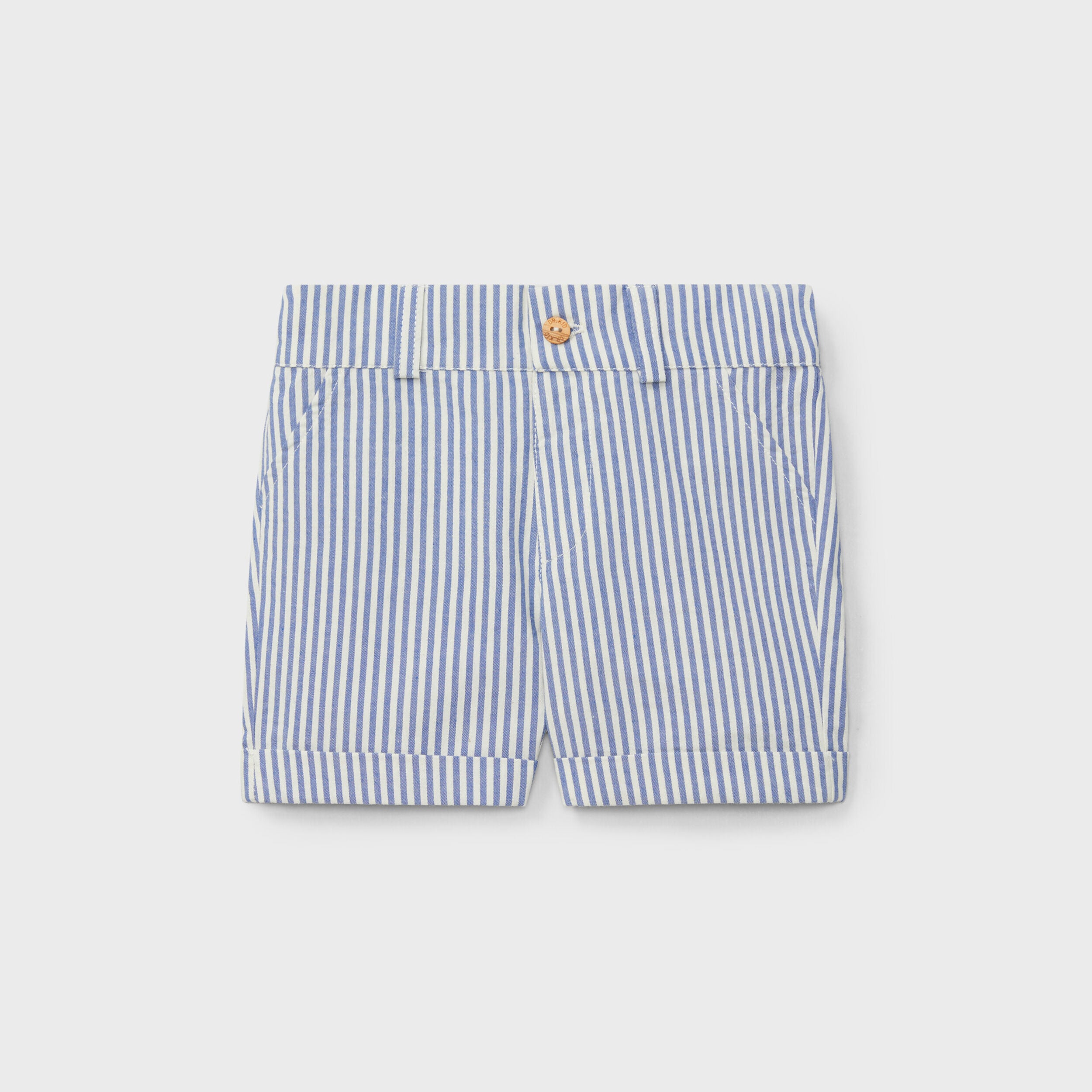 Blue Striped Shorts