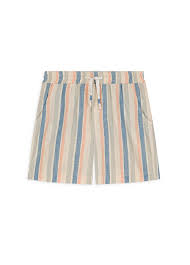 LOUISE MISHA: BOYS SHORTS OBIKI SAND RIVERA STRIPES